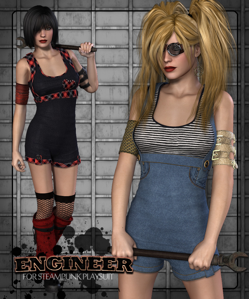 Engineer for Steampunk Playsuit by N/A