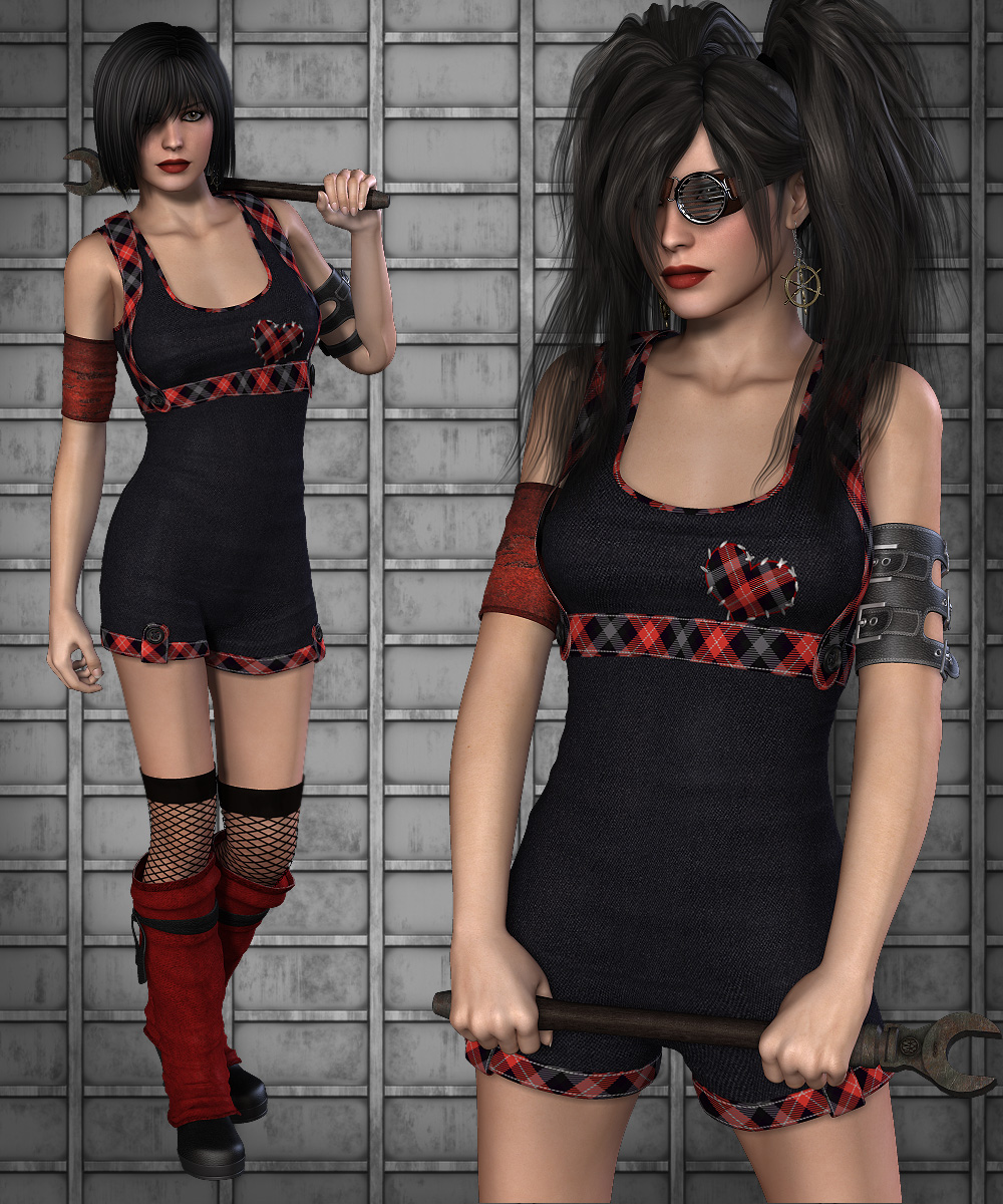 Engineer for Steampunk Playsuit by N/A