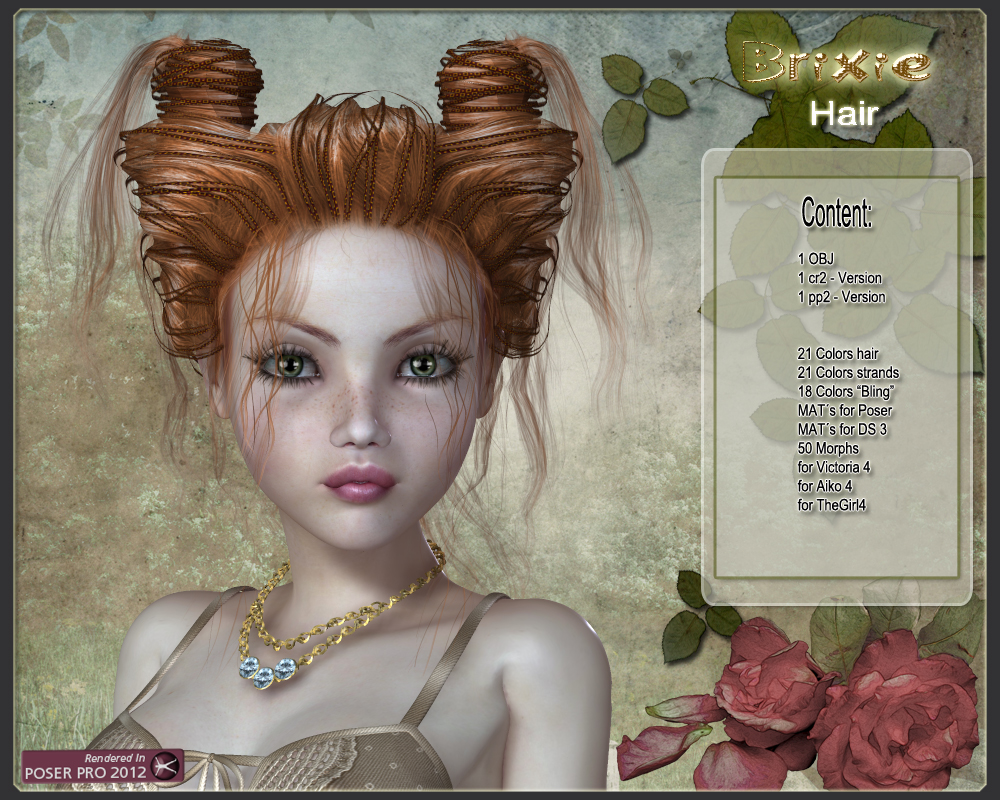 Brixie Hair for V4 by N/A