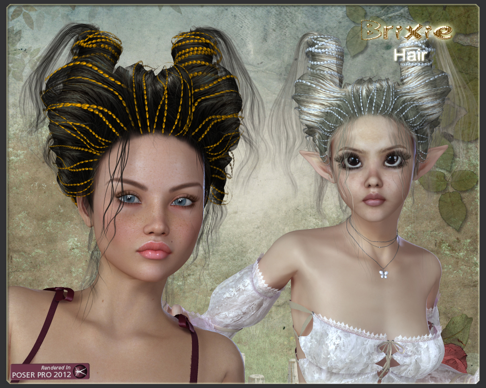 Brixie Hair for V4 by N/A