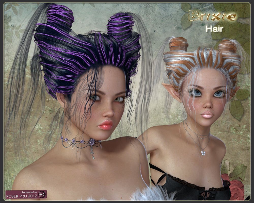 Brixie Hair for V4 by N/A