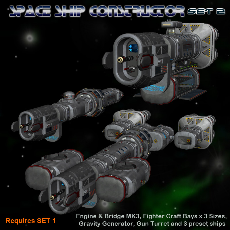 Space Ship Constructor Set 2 by N/A