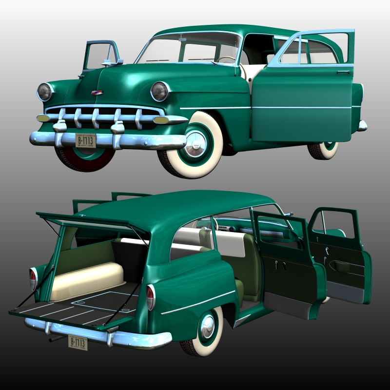 CHEVROLET 1954 STATION WAGON by N/A