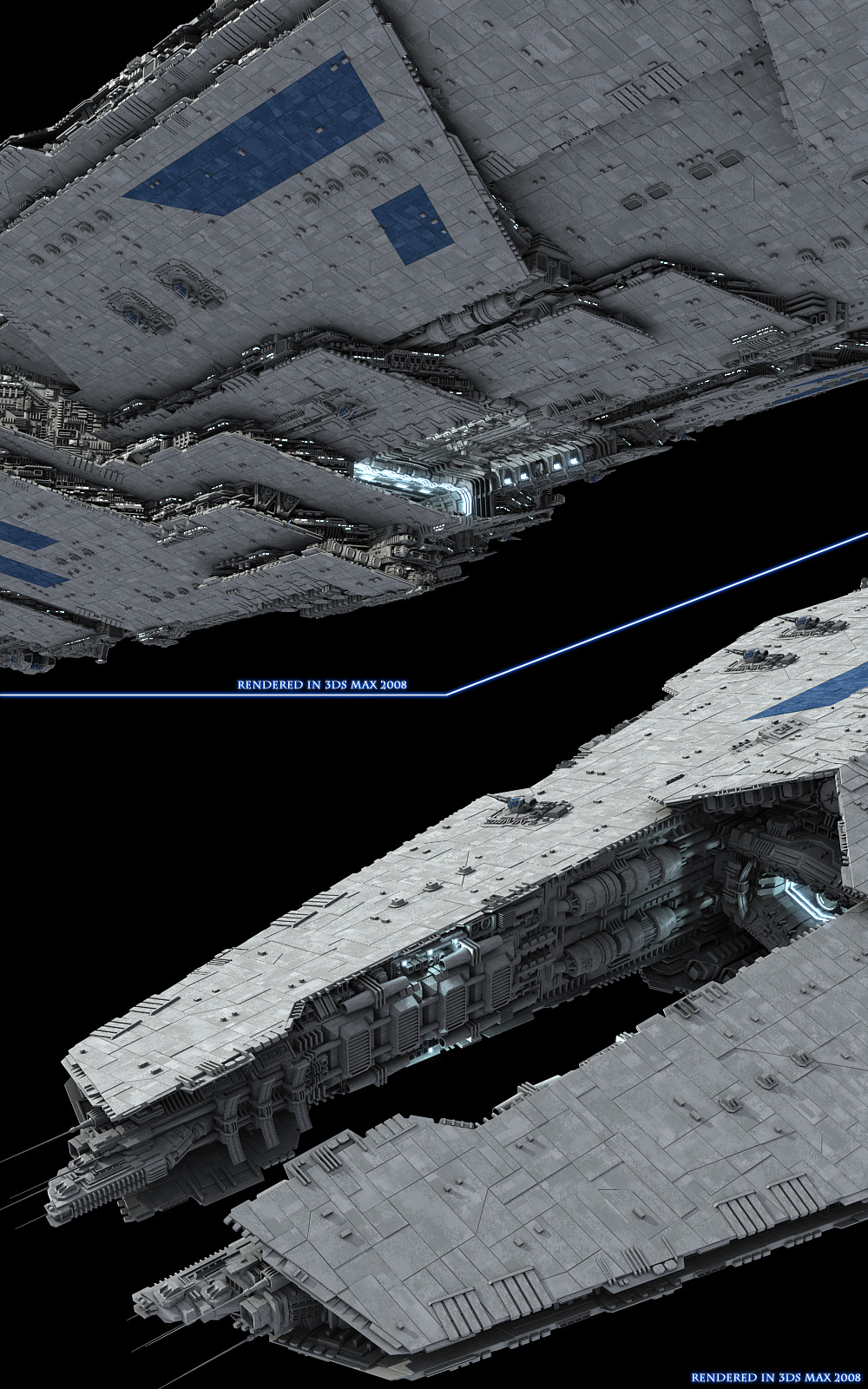 Allied Fleets Heavy Battle Cruiser - Poser,DAZ,OBJ,3DS,MAX by N/A