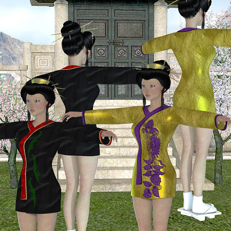 V4 Ornate Kimonos by N/A