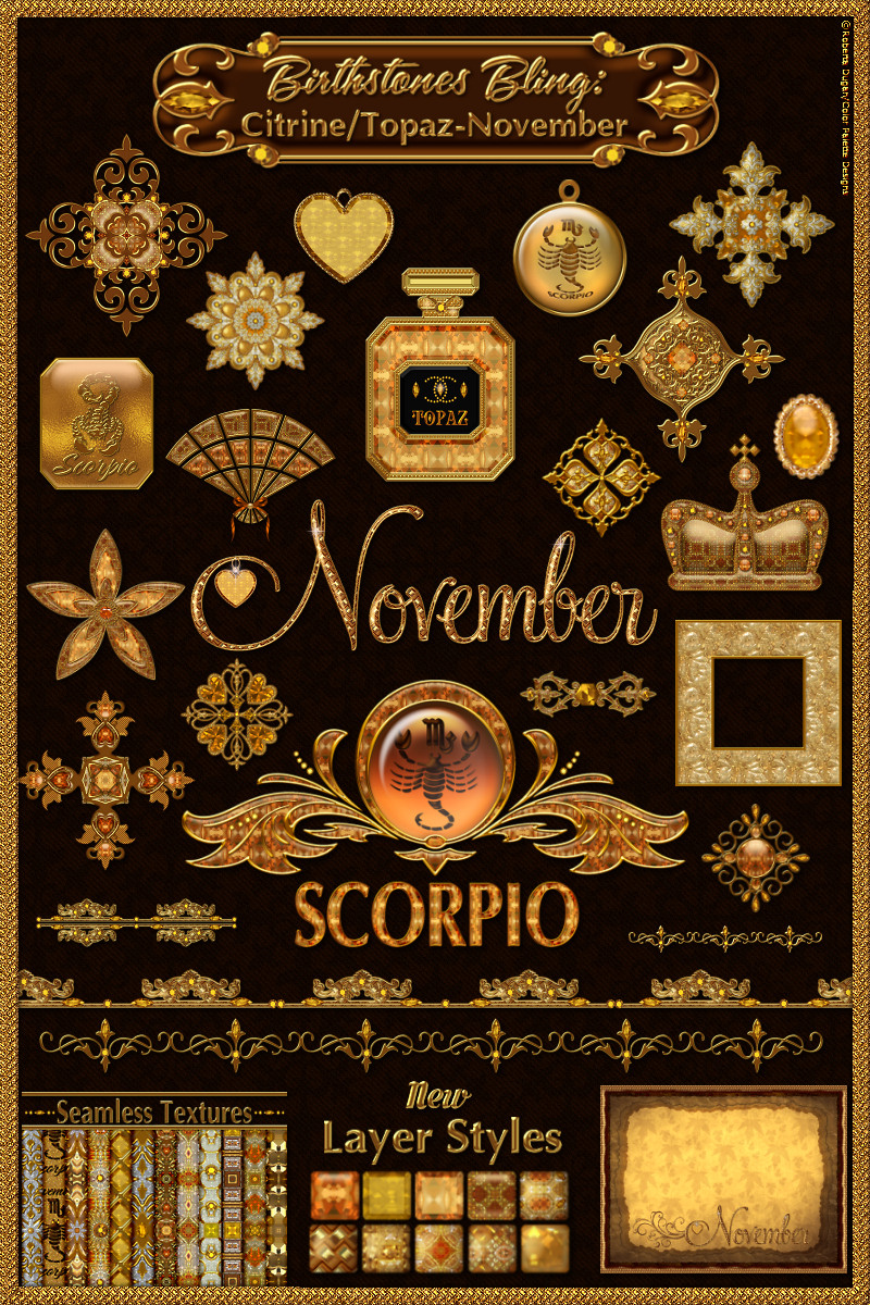 Birthstone Bling!: NOVEMBER-CITRINE/TOPAZ by N/A