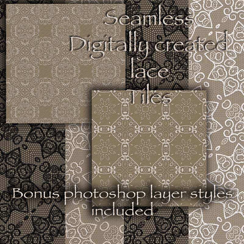 Antje's Digital Lace Overlays by N/A