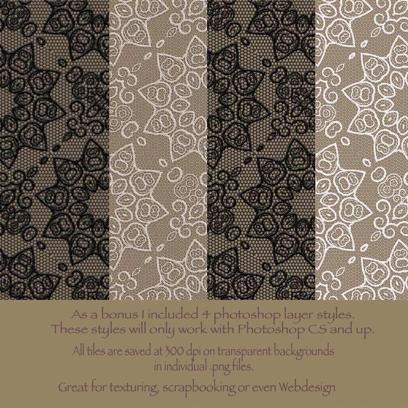 Antje's Digital Lace Overlays by N/A