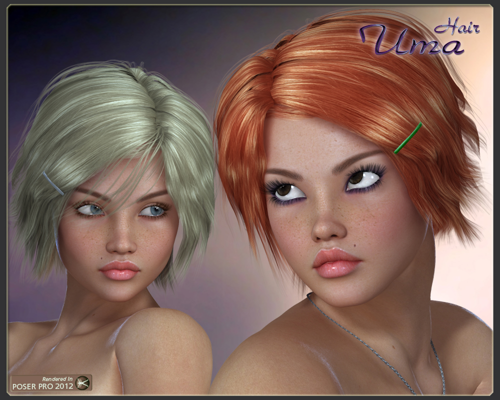 Uma Hair for V4 by N/A