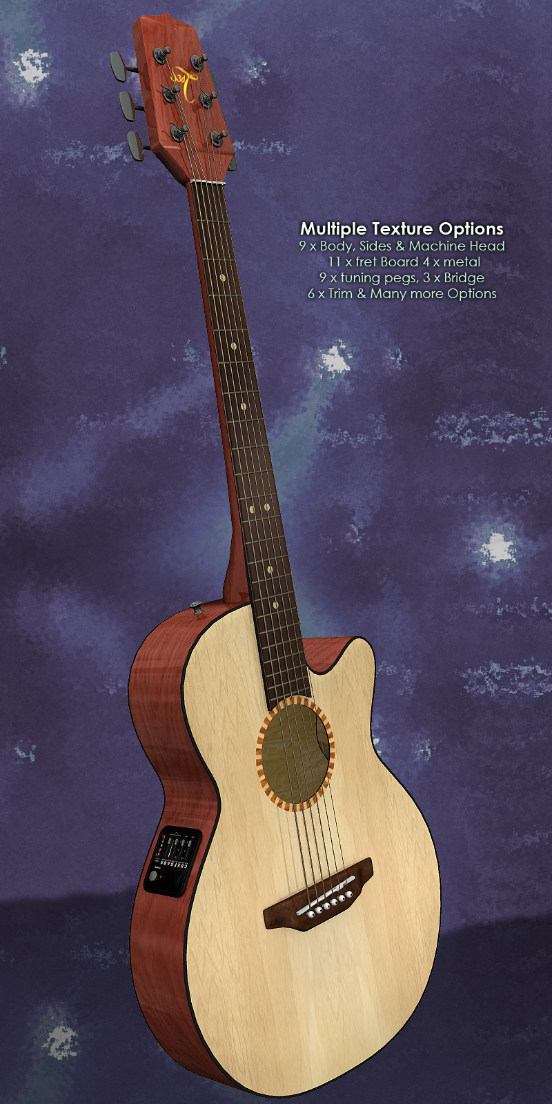 Rock School Electro Acoustic Guitar by N/A