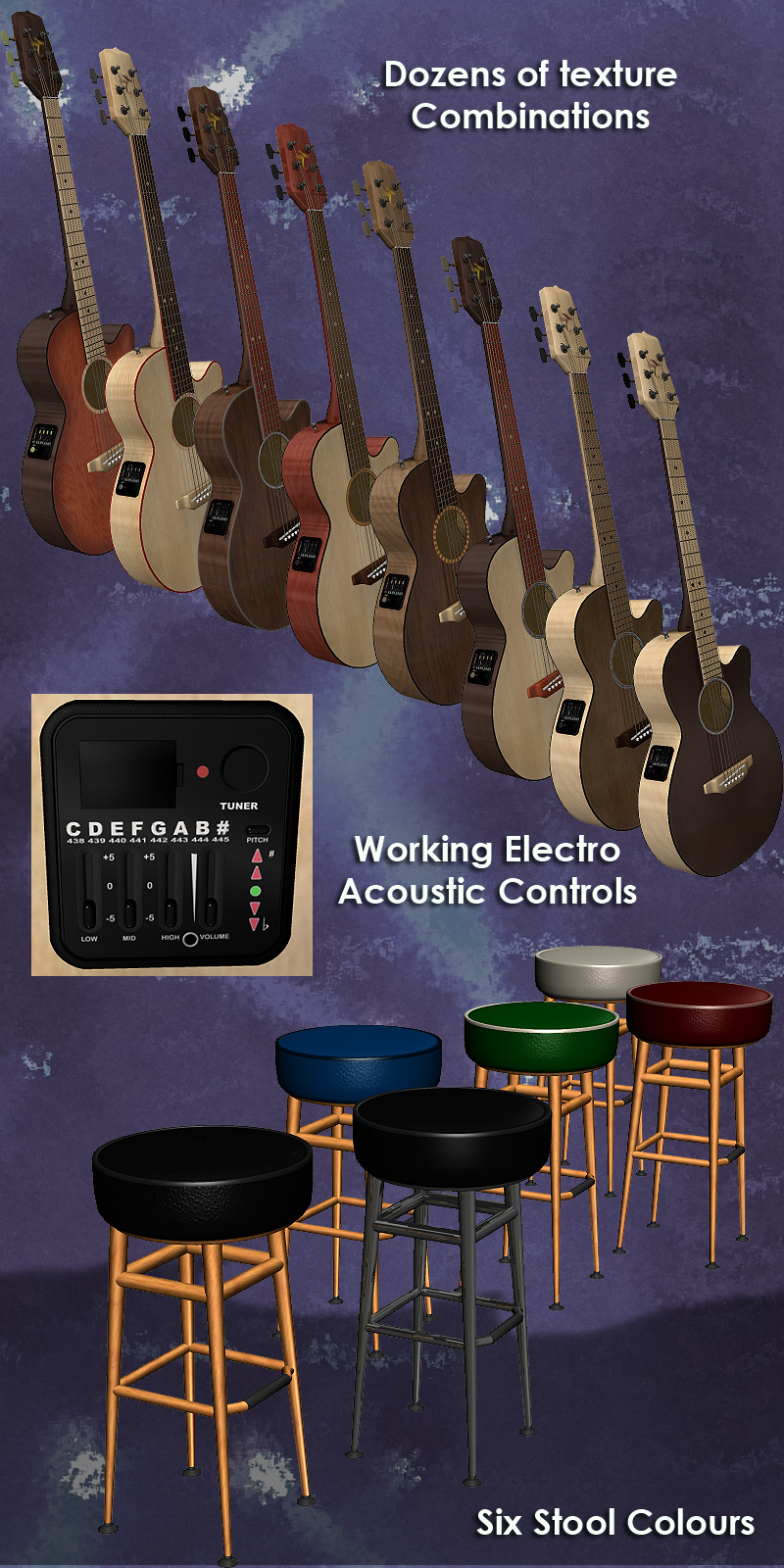 Rock School Electro Acoustic Guitar by N/A