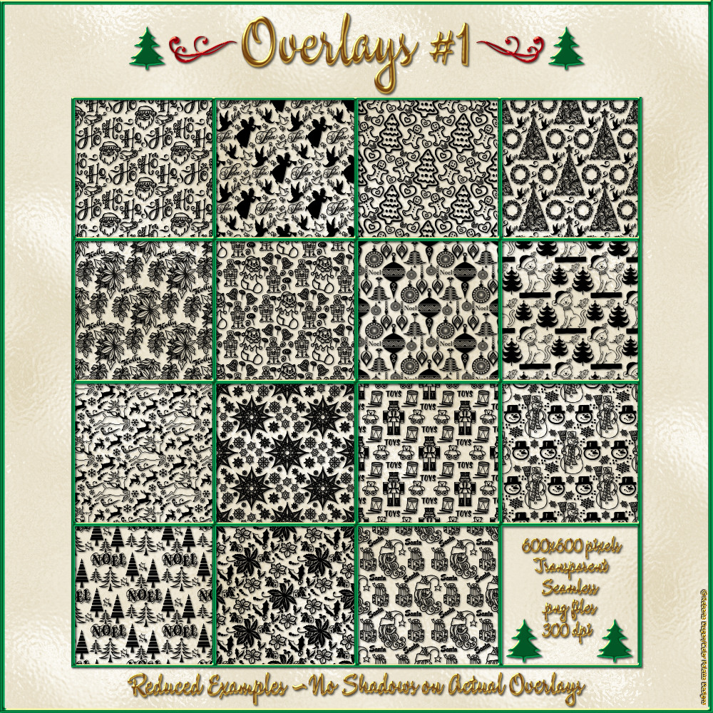 Design Resource: Holiday Overlays & Layer Styles Pack by N/A