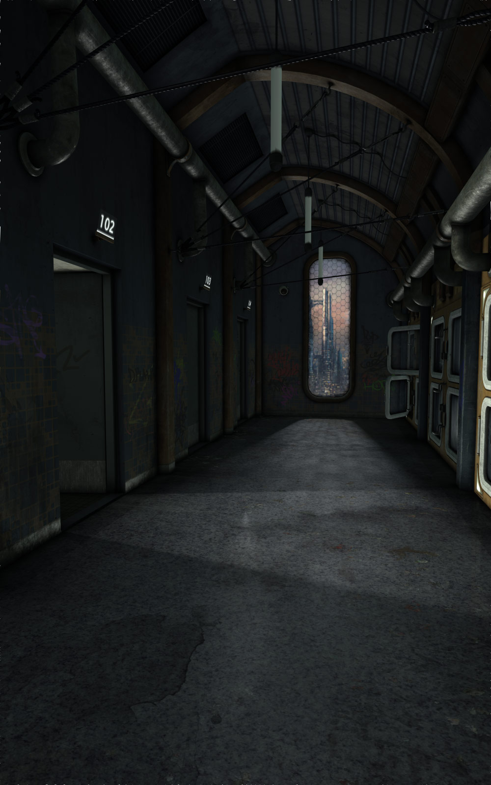 Razor Rider_Hotel Corridor by N/A