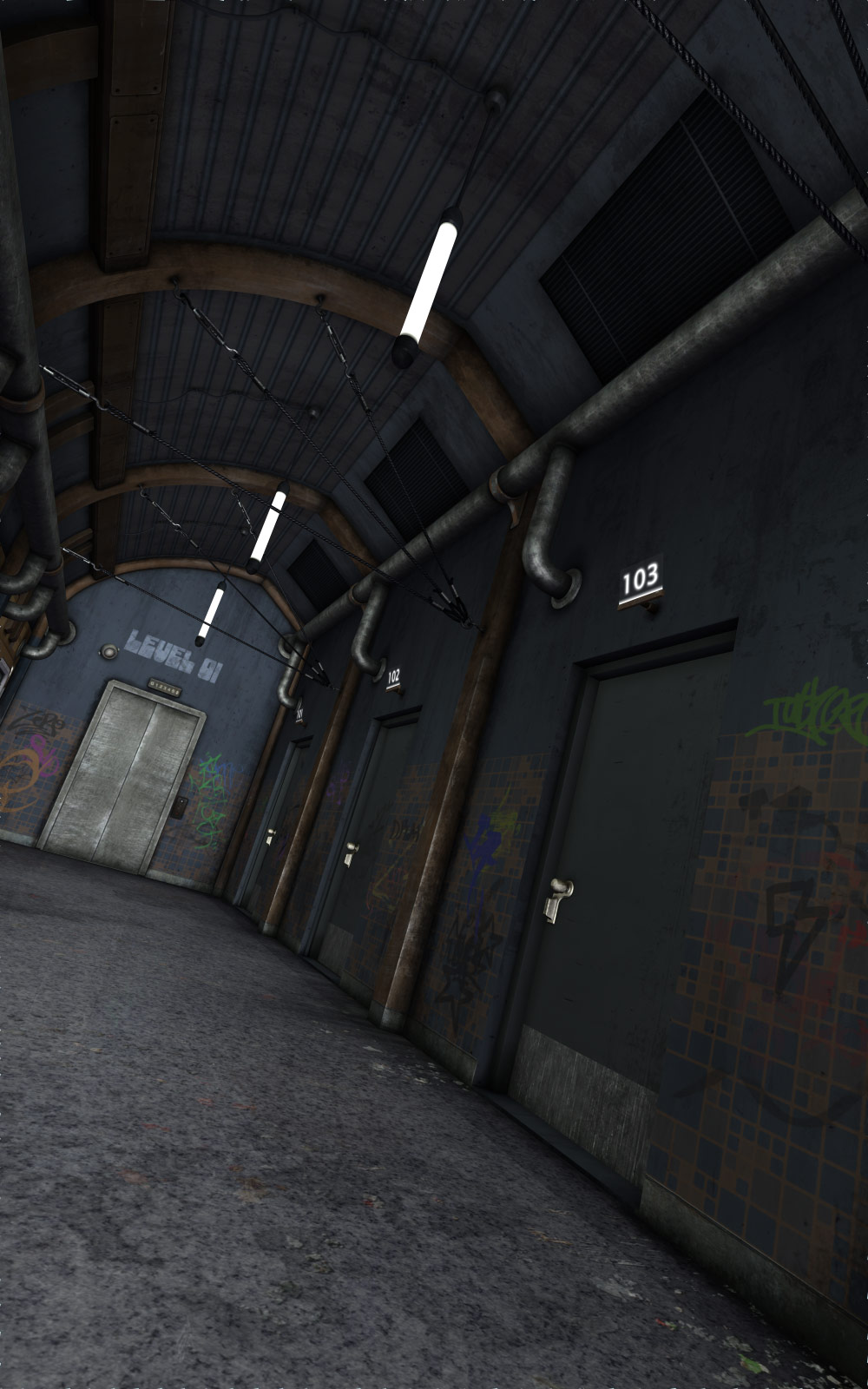 Razor Rider_Hotel Corridor by N/A