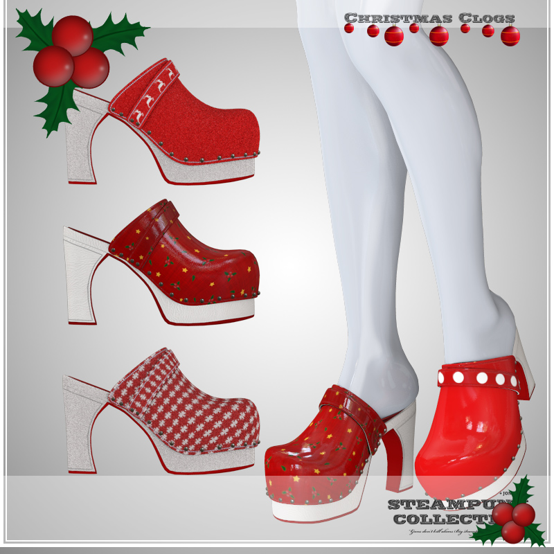 Christmas Clogs for SP-Clogs by N/A