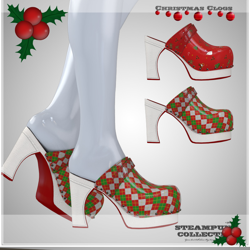 Christmas Clogs for SP-Clogs by N/A
