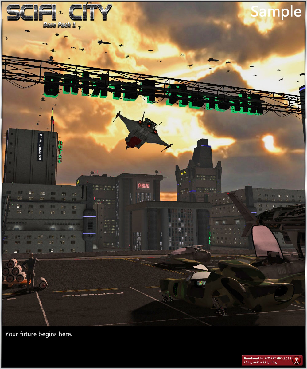SciFi City Construction Set - Base Pack 1 by N/A
