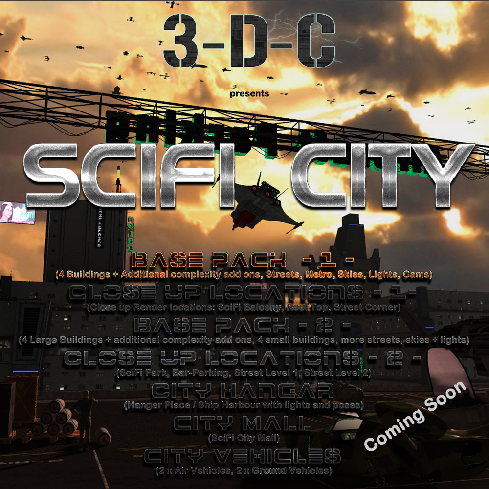SciFi City Construction Set - Base Pack 1 by N/A