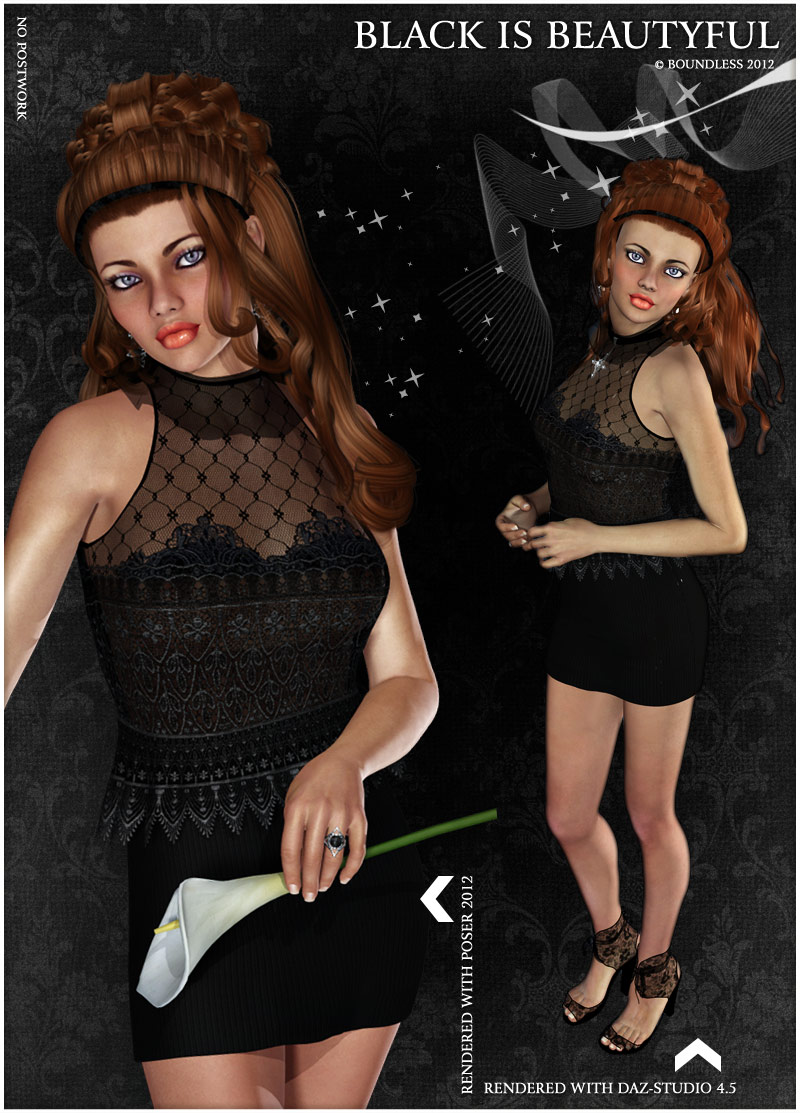 Black is Beautiful - for Little Pretty Dress by N/A