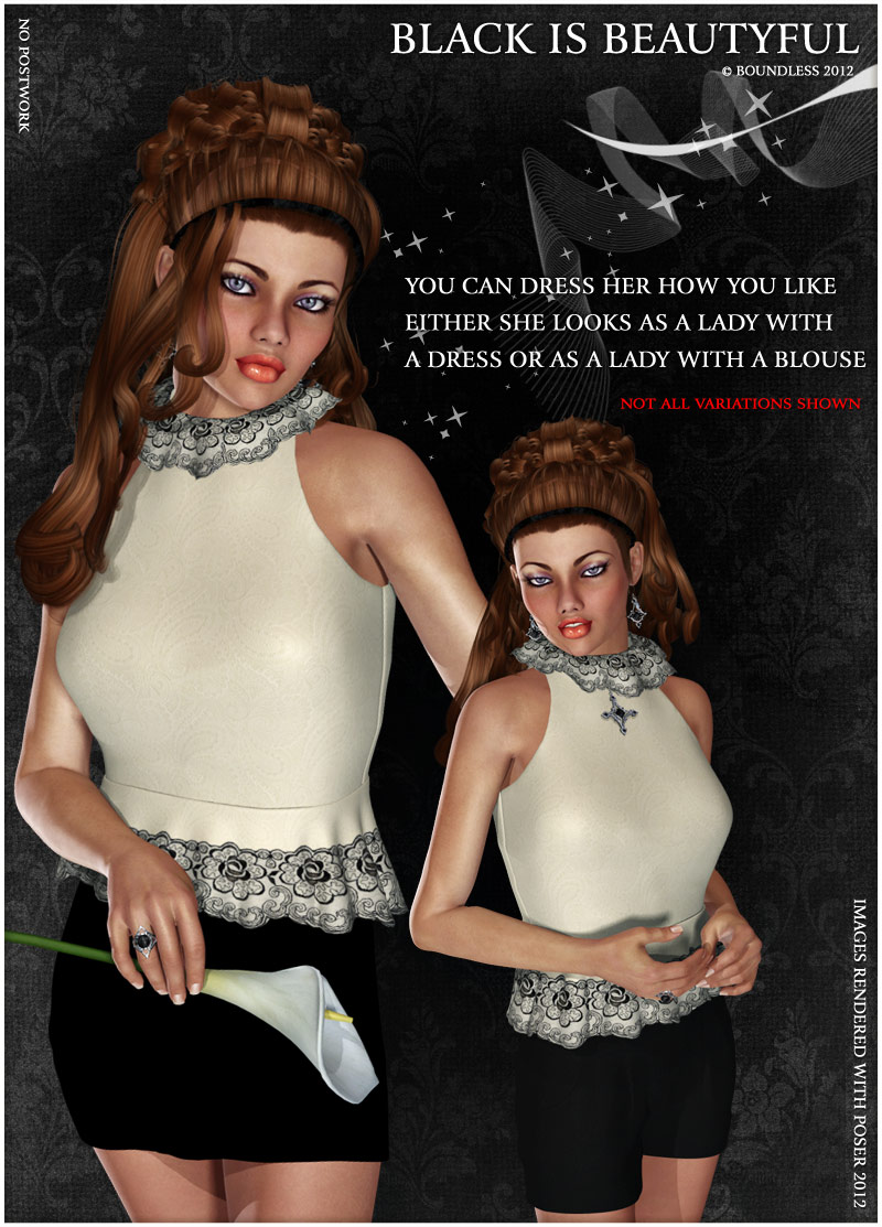 Black is Beautiful - for Little Pretty Dress by N/A