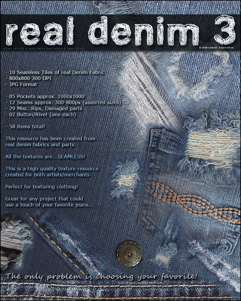 Merchant Resource: Real Denim 03 - Damaged by N/A