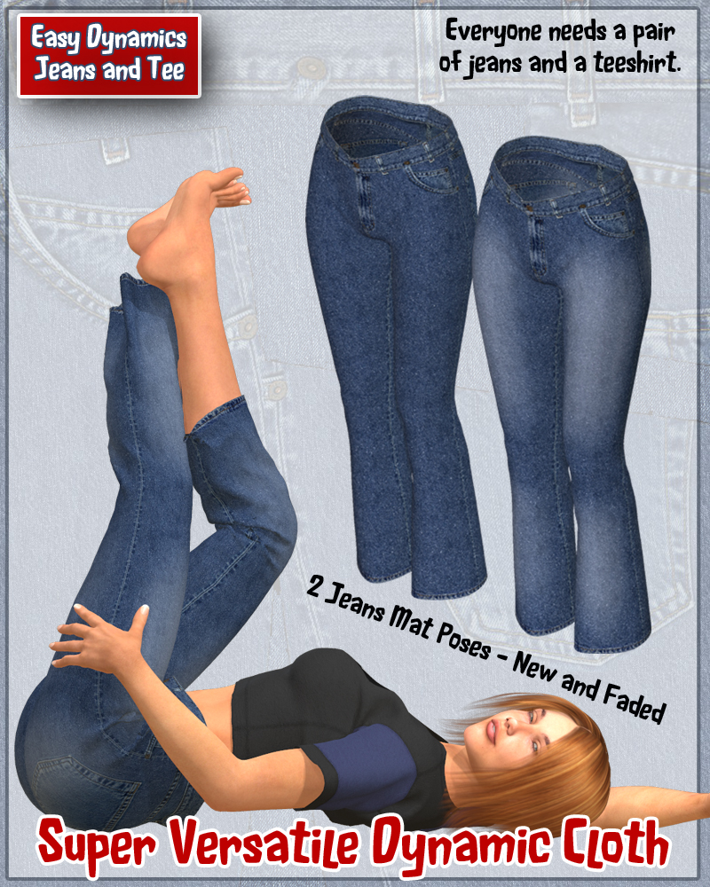 EASY DYNAMICS Jeans and Tee by N/A