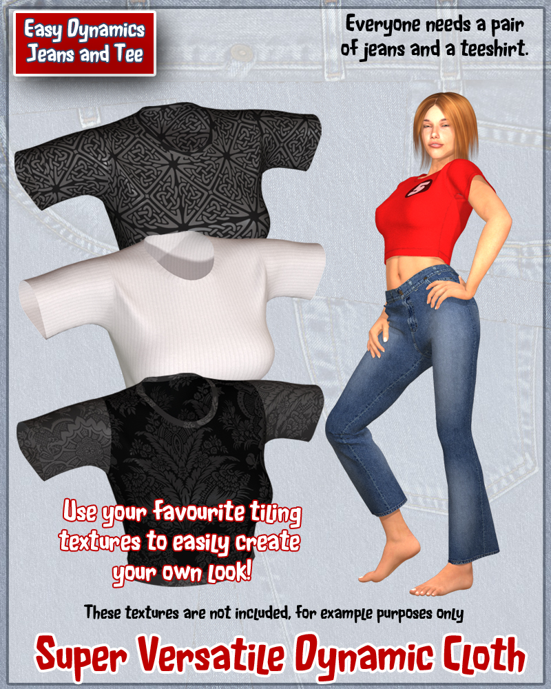 EASY DYNAMICS Jeans and Tee by N/A