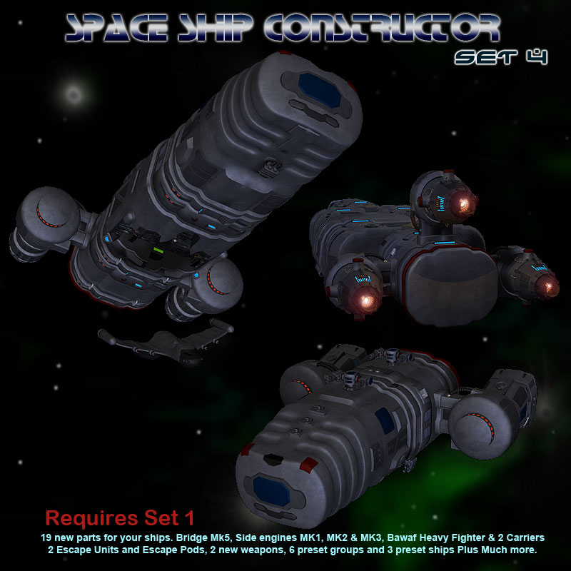 Space Ship Constructor Set 4 by N/A
