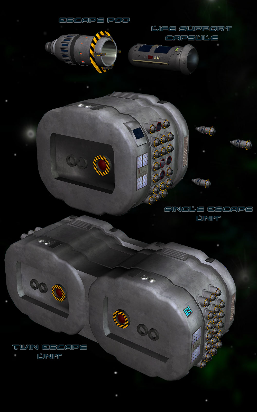 Space Ship Constructor Set 4 by N/A