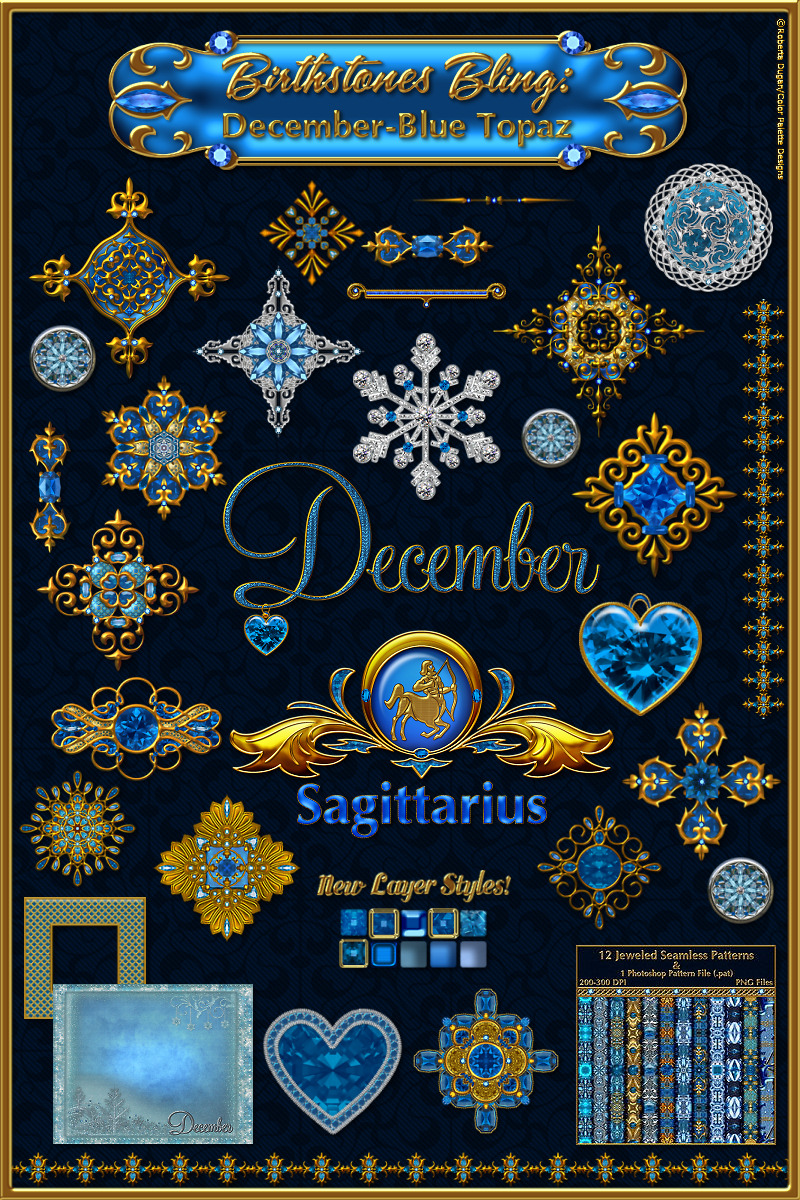 Birthstone Bling!: DECEMBER-BLUE TOPAZ by N/A