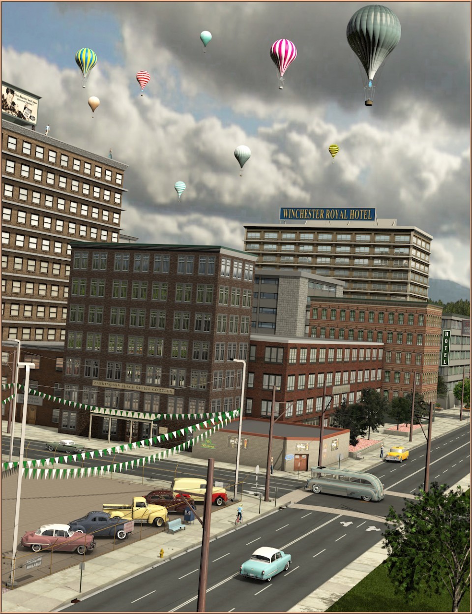 Movie Sets, Low Poly 03 by N/A