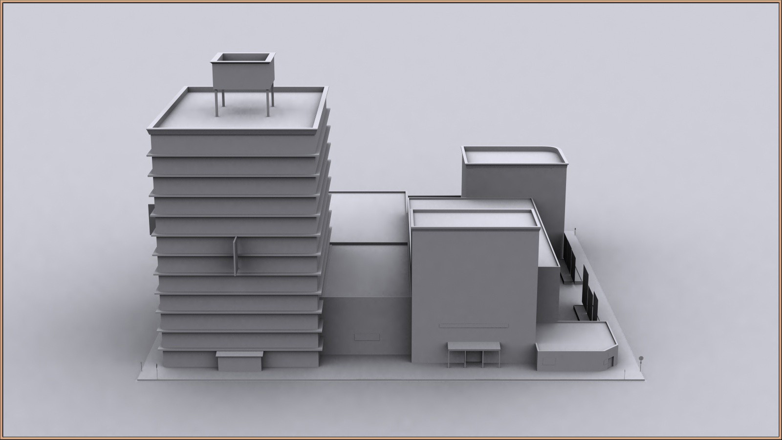 Movie Sets, Low Poly 03 by N/A