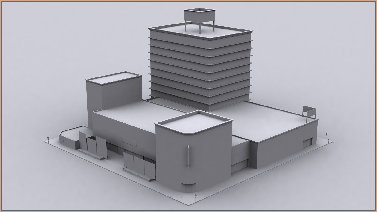 Movie Sets, Low Poly 03 by N/A