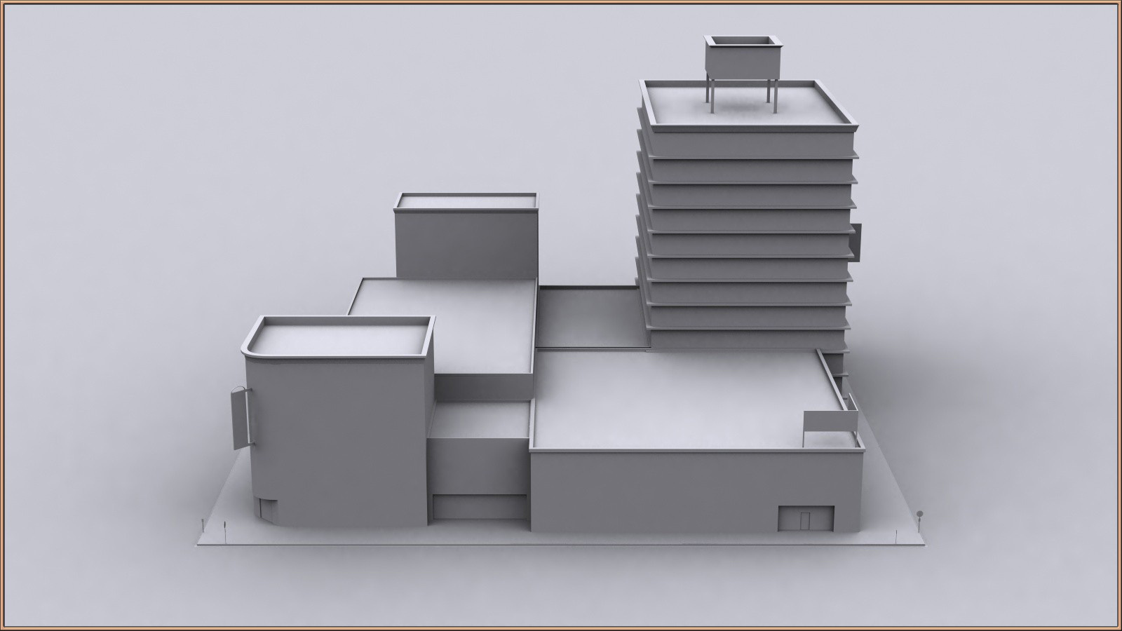 Movie Sets, Low Poly 03 by N/A