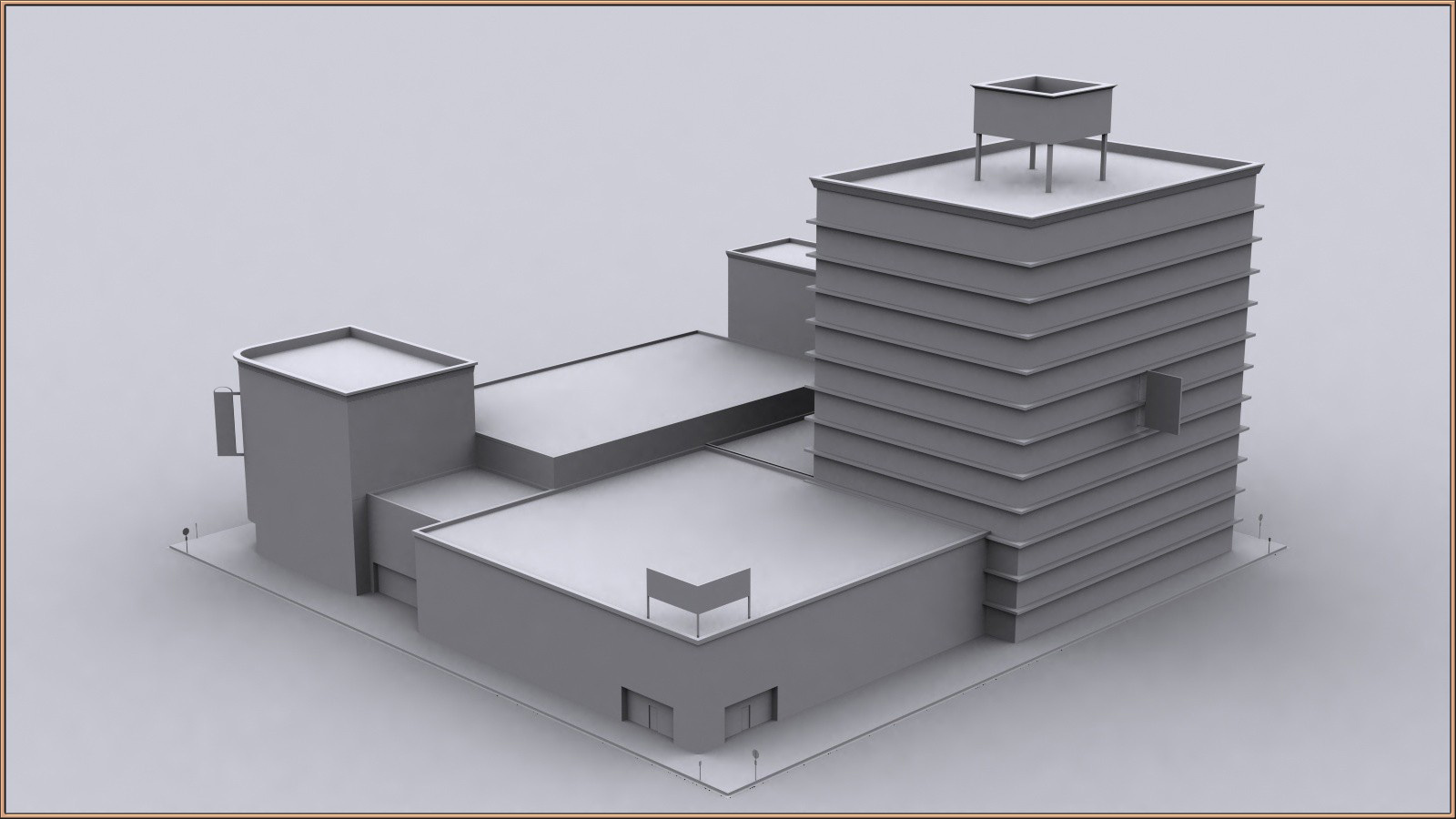 Movie Sets, Low Poly 03 by N/A