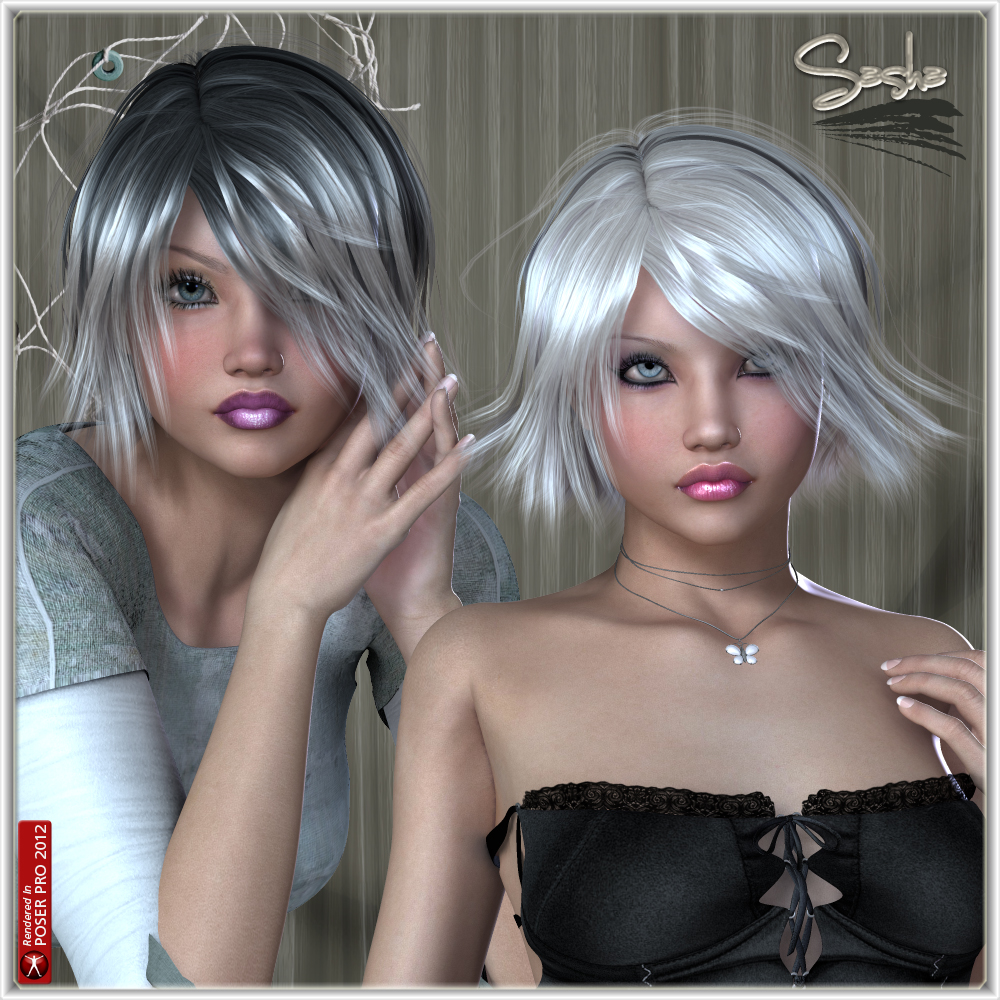 Sasha Hair for V4 by N/A