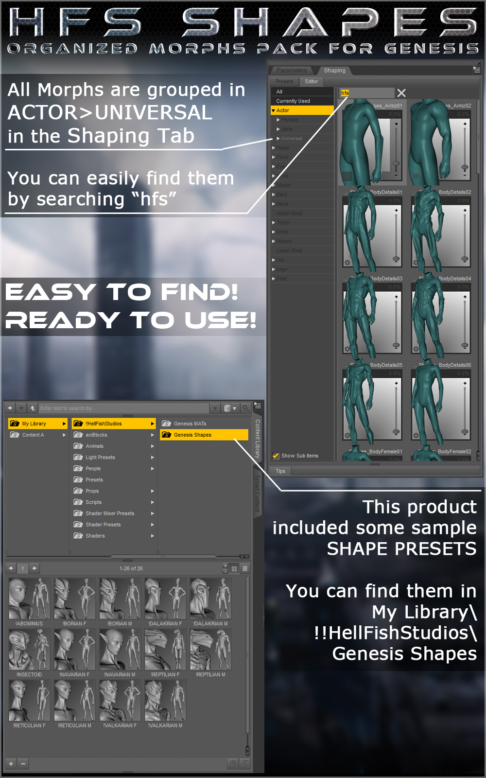 HFS Shapes for Genesis by N/A