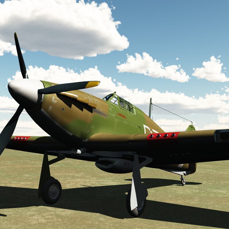 Hurricane Aircraft (for Poser) by N/A