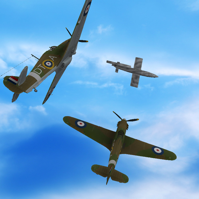 Hurricane Aircraft (for Poser) by N/A