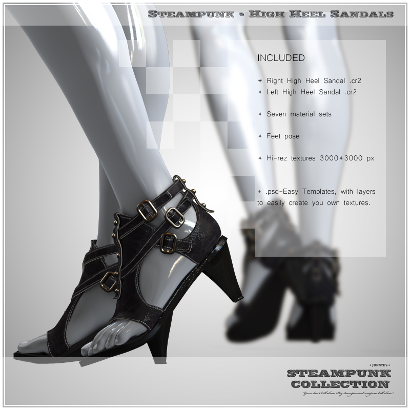 SP - High Heel Sandals for V4 by N/A