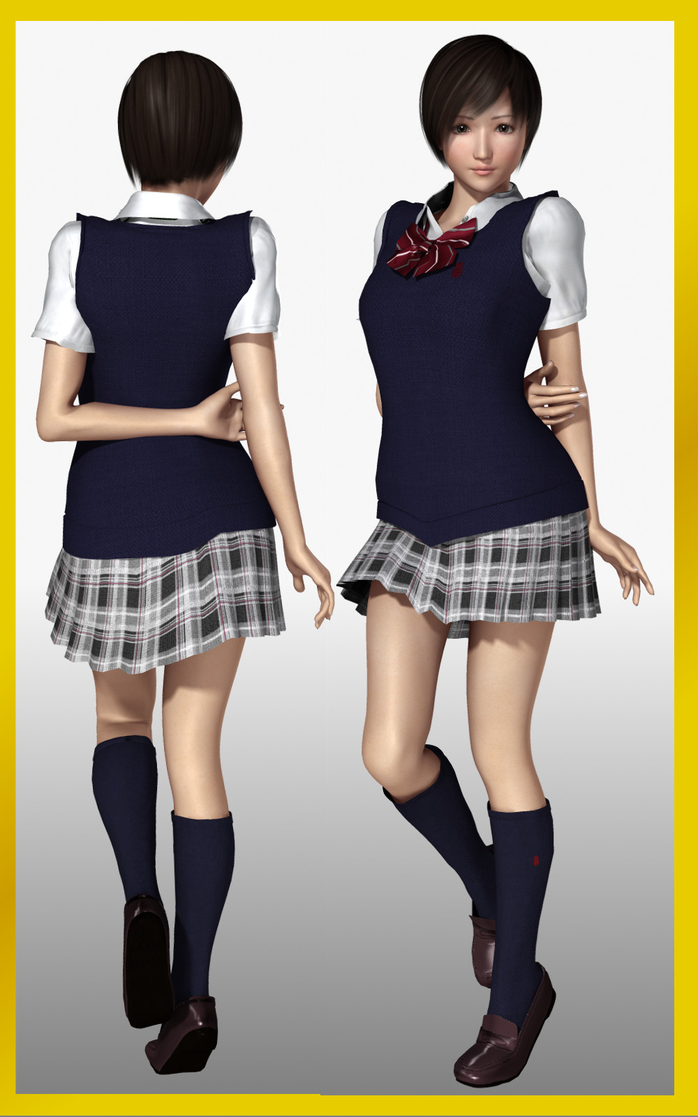 Modern School Uniform by N/A