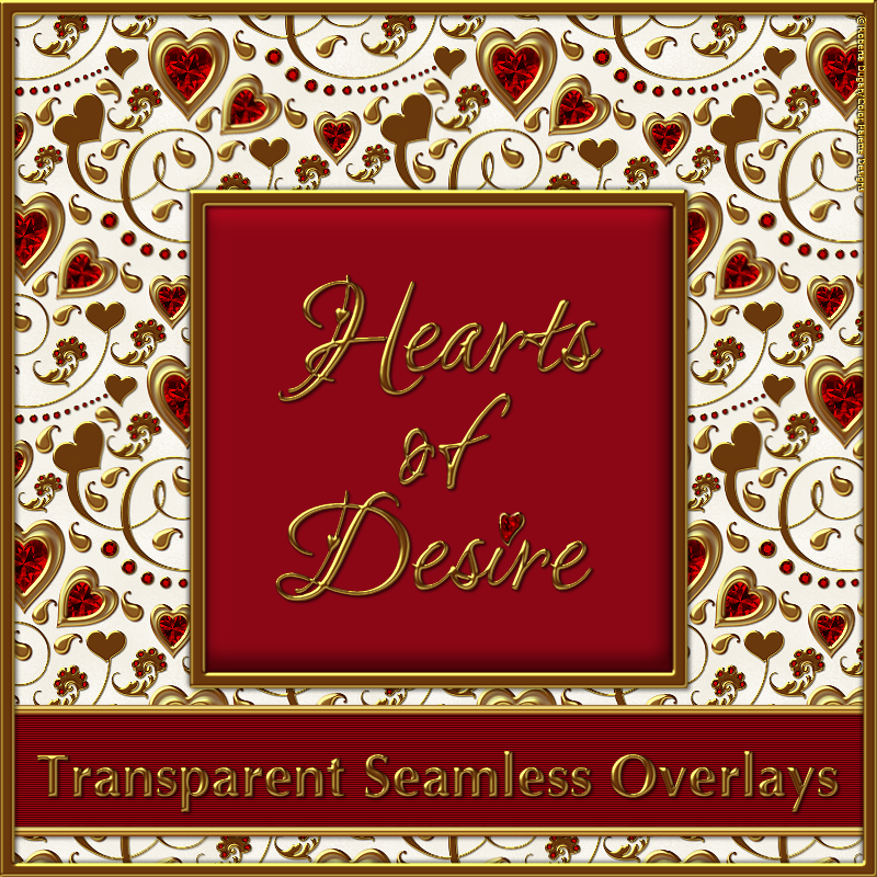 HEARTS of DESIRE Seamless Overlay Pack by N/A