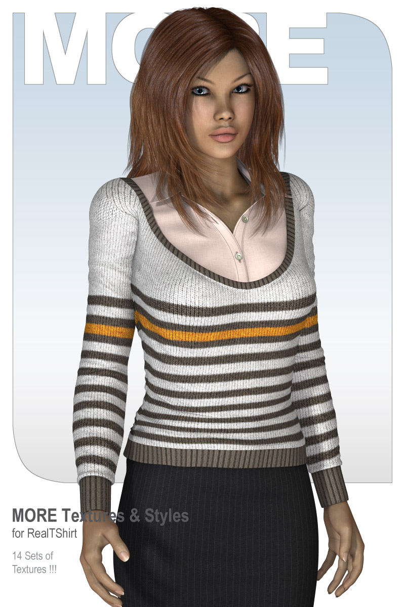 MORE Textures & Styles for RealTShirt by N/A
