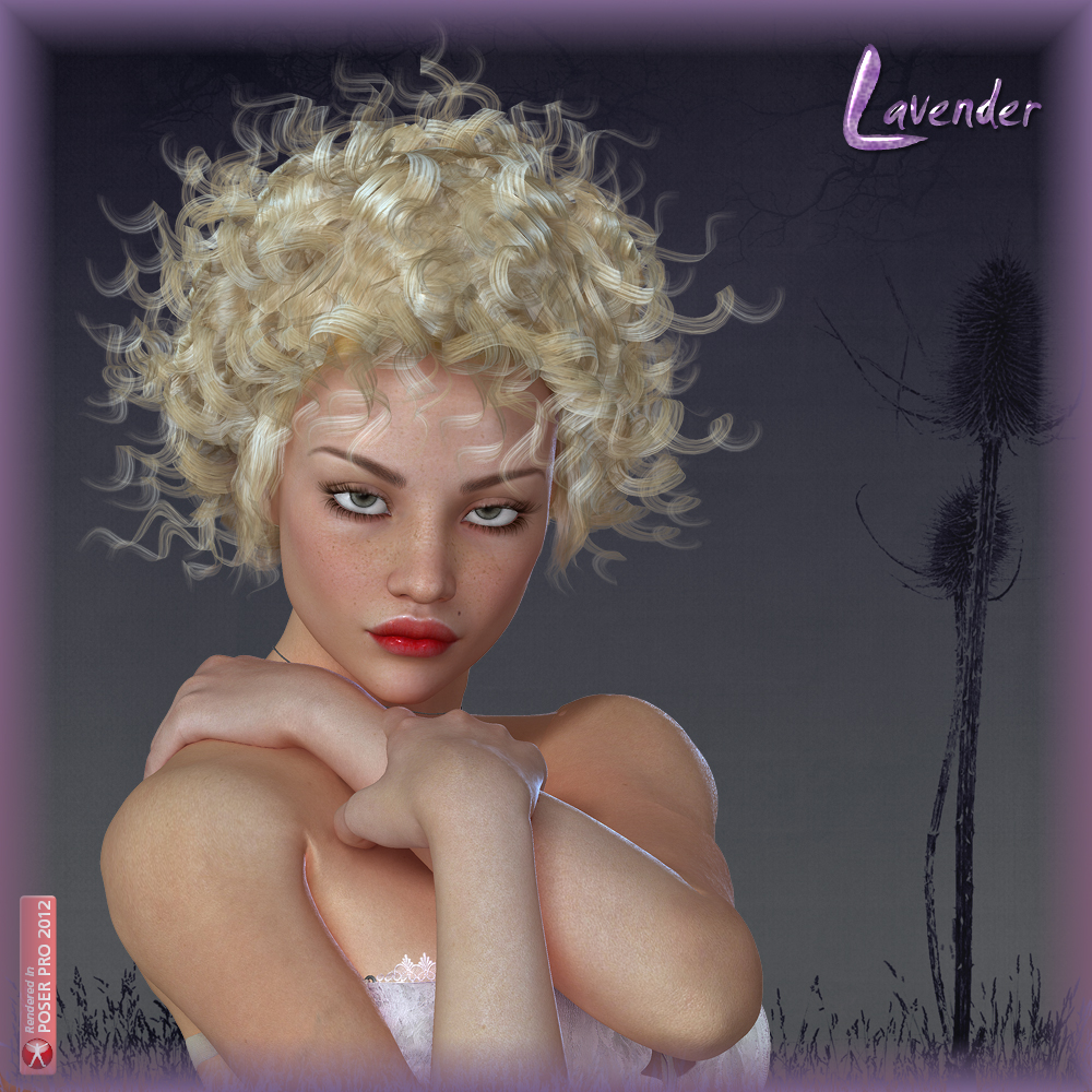 Lavender Hair for V4 by N/A