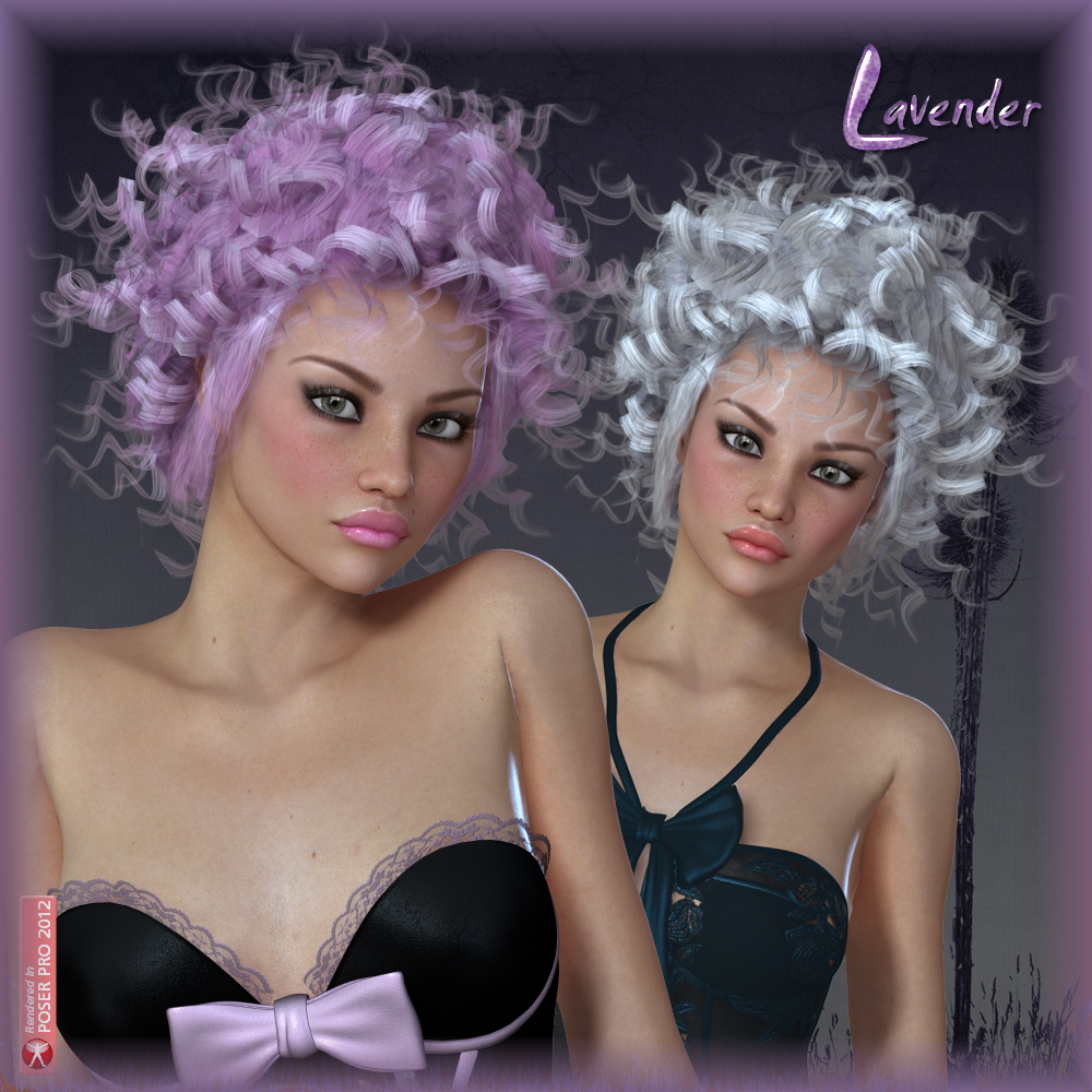 Lavender Hair for V4 by N/A