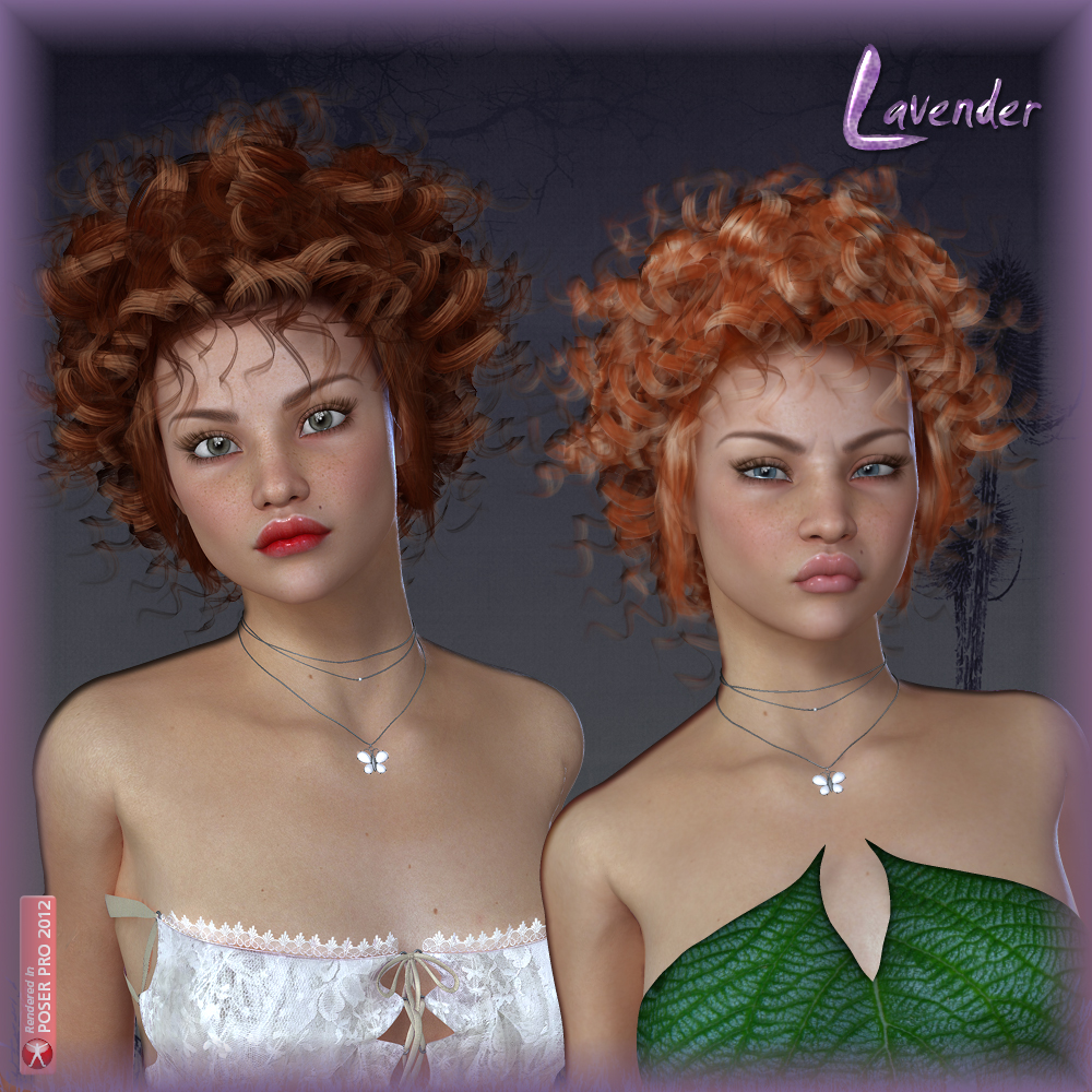 Lavender Hair for V4 by N/A