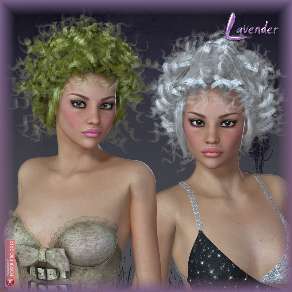 Lavender Hair for V4 by N/A