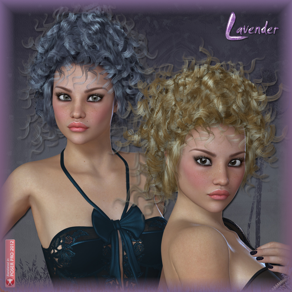 Lavender Hair for V4 by N/A