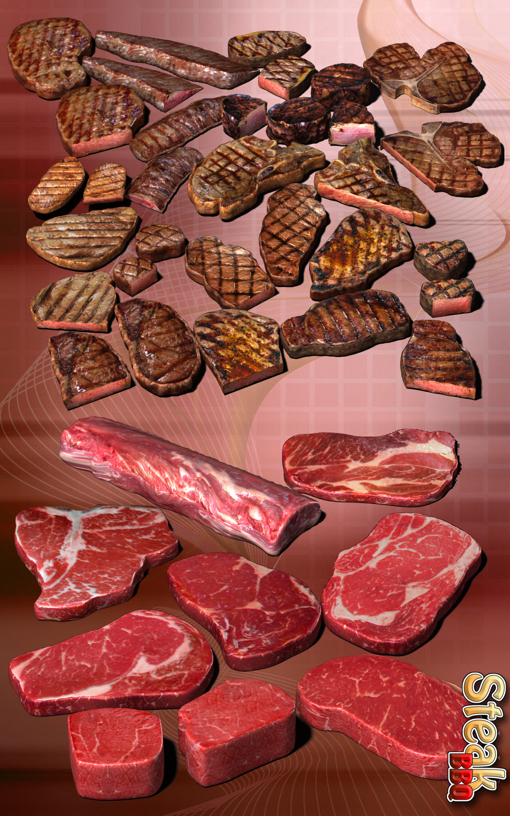 Exnem Steak BBQ - Props by N/A