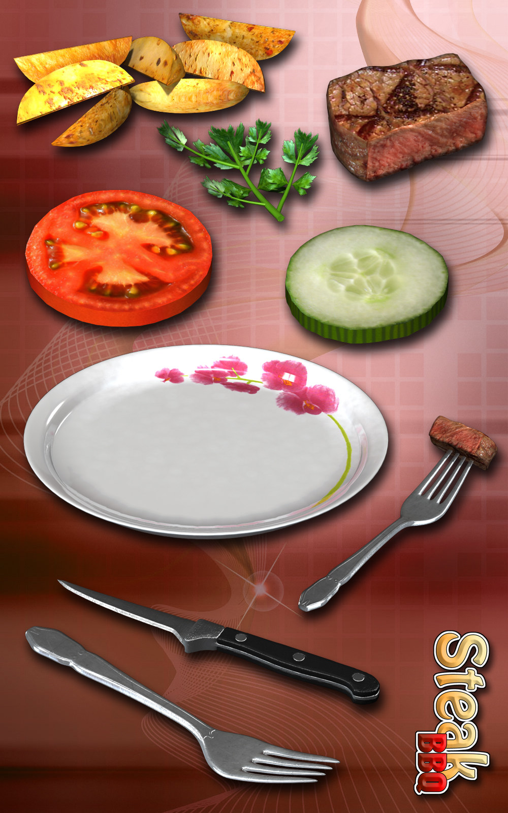 Exnem Steak BBQ - Props by N/A